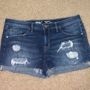Mossimo denim shorts, mid- rise midi